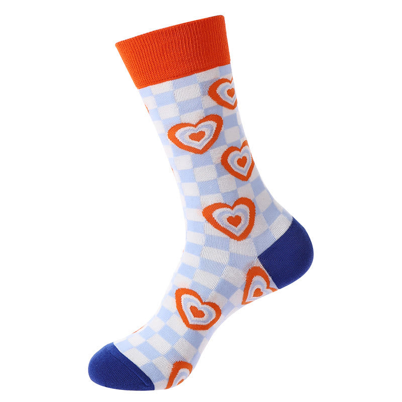 Plusock Love Heart Pattern Quarter Socks(5 Pairs) - image 5