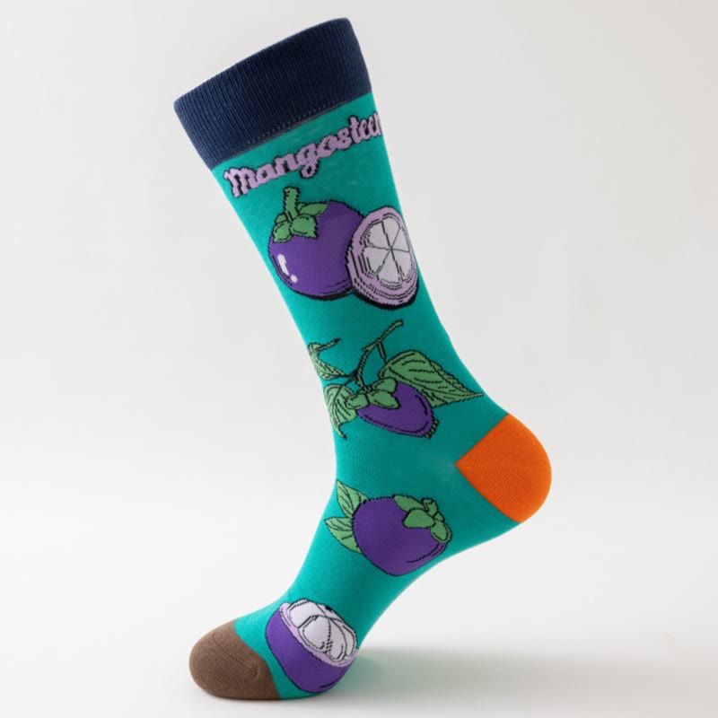 Plusock Tropical Fruits Quarter Socks(5 Pairs) - image 11