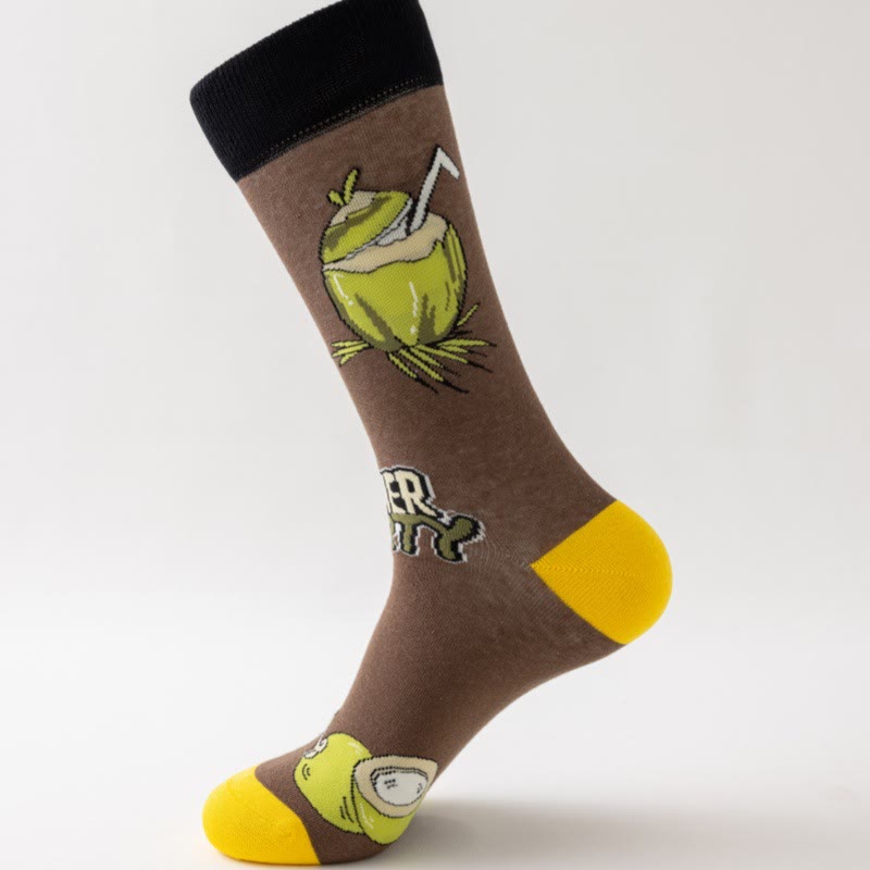 Plusock Tropical Fruits Quarter Socks(5 Pairs) - image 13