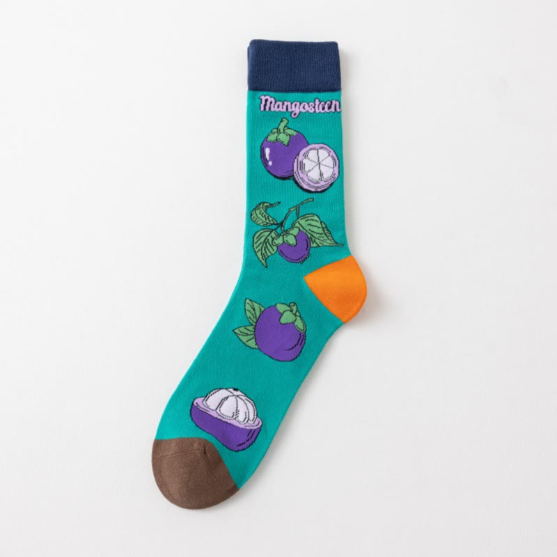 Plusock Tropical Fruits Quarter Socks(5 Pairs) - image 6