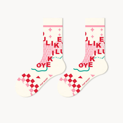 Plusock Trendy Pink Tones Quarter Socks(5 Pairs) - image 7