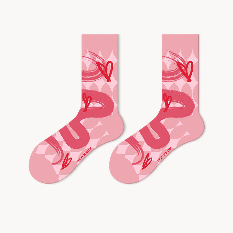 Plusock Trendy Pink Tones Quarter Socks(5 Pairs) - image 6