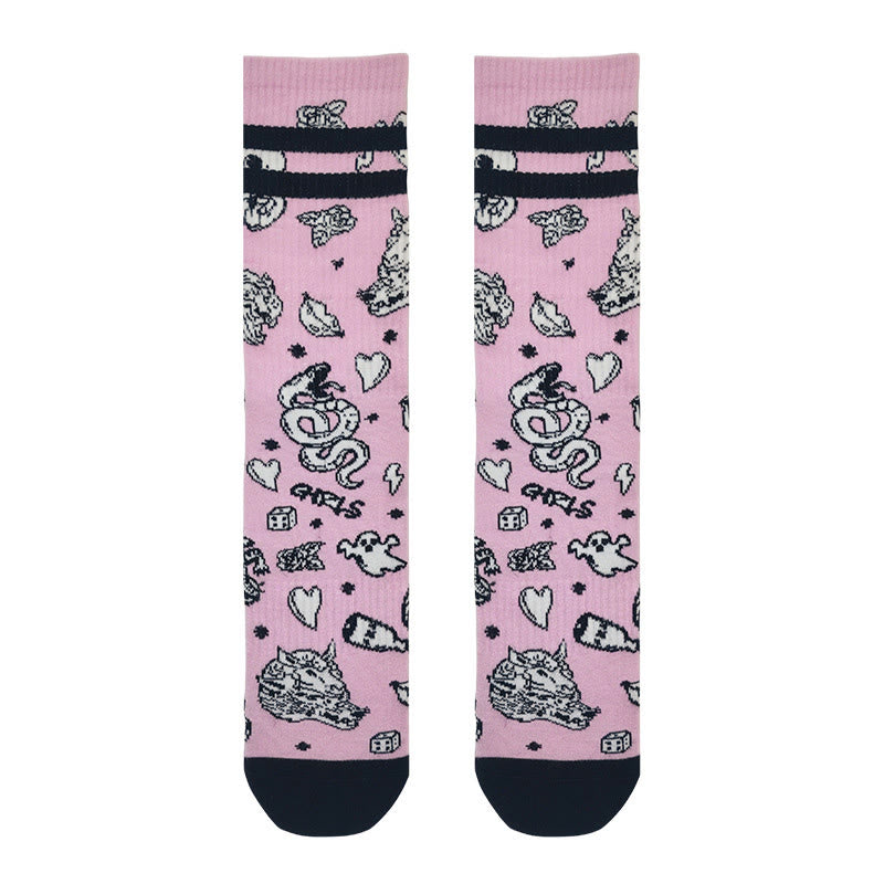 Plusock Bold Gothic Quarter Socks(3 Pairs) - image 9