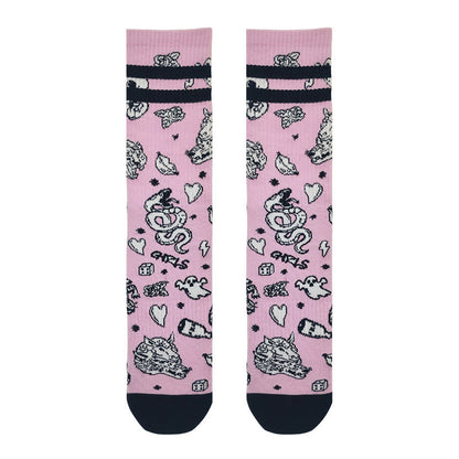 Plusock Bold Gothic Quarter Socks(3 Pairs) - image 9