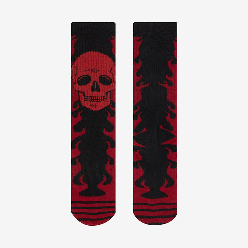 Plusock Skulls Skeletons Quarter Socks(3 Pairs) - image 2