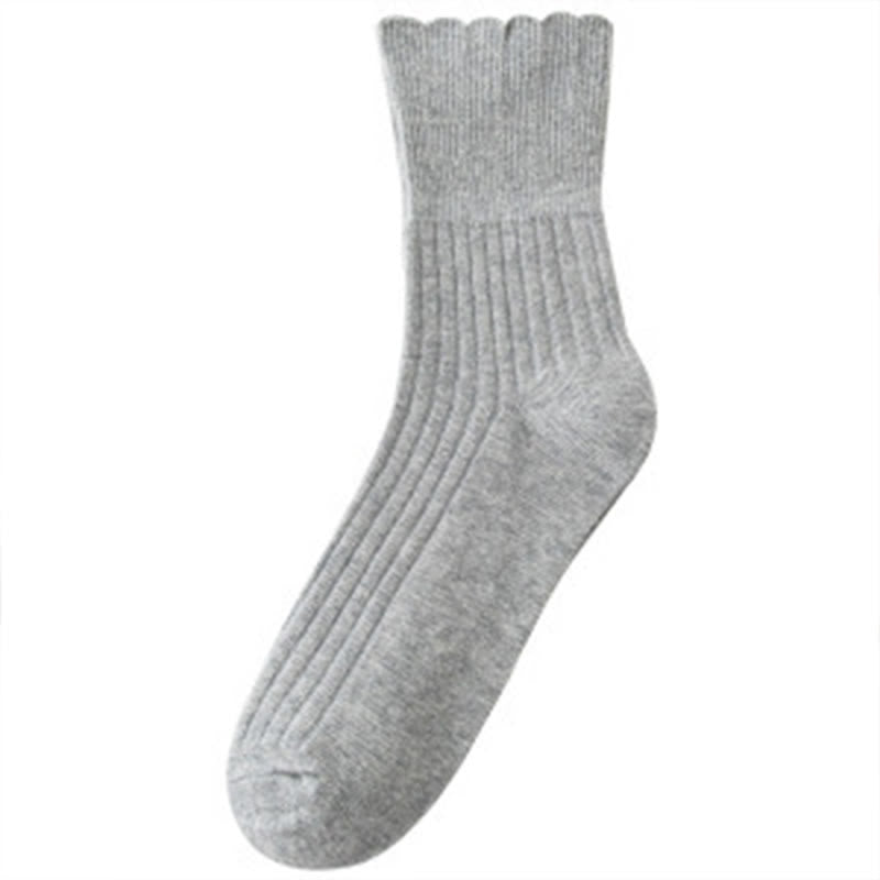 Plusock High Elasticity Sleep Socks(8 Pairs) - Grey - EU36-39(US3-6) - image 8