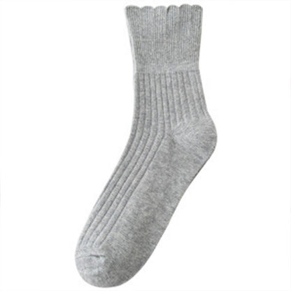 Plusock High Elasticity Sleep Socks(8 Pairs) - Grey - EU36-39(US3-6) - image 8