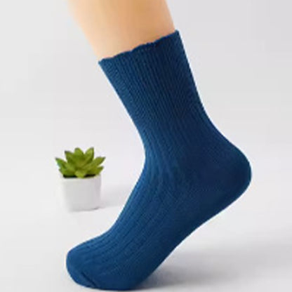 Plusock High Elasticity Sleep Socks(8 Pairs) - Blue - EU36-39(US3-6) - image 11