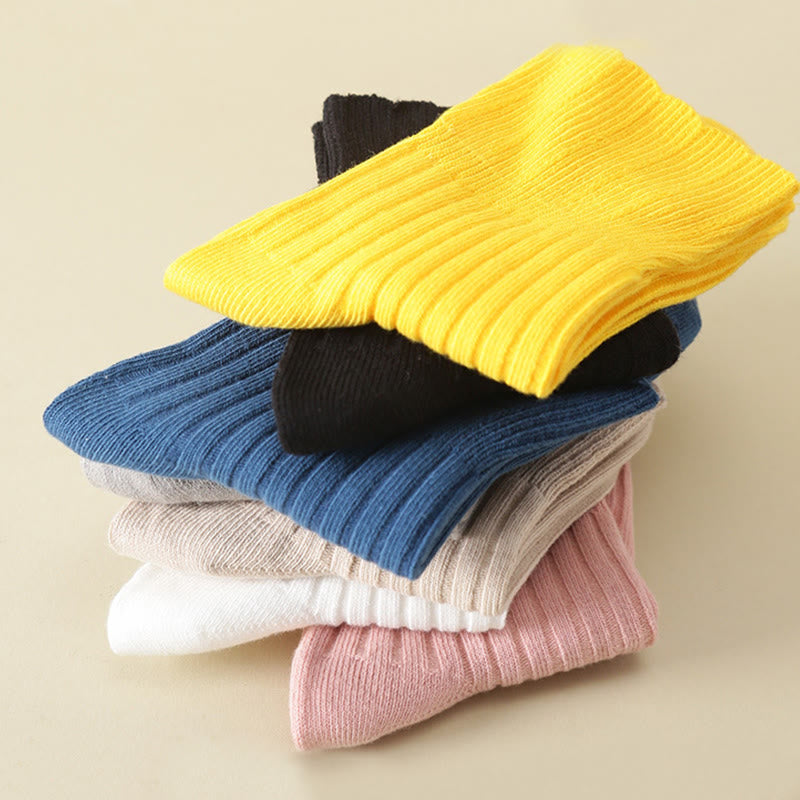 Plusock High Elasticity Sleep Socks(8 Pairs) - Yellow - EU36-39(US3-6) - image 13