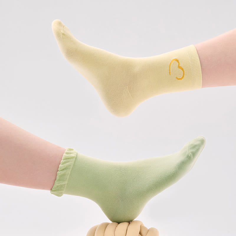 Plusock Heart Shape Sleep Socks(4 Pairs) - image 5