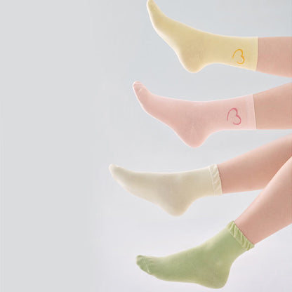 Plusock Heart Shape Sleep Socks(4 Pairs) - image 6