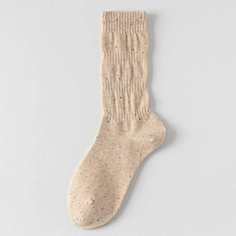 Plusock Thin Breathable Sleep Socks(5 Pairs) - Nude - EU36-40(US3-7) - image 22