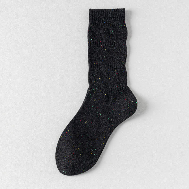 Plusock Thin Breathable Sleep Socks(5 Pairs) - Black - EU36-40(US3-7) - image 17