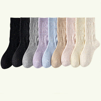 Plusock Thin Breathable Sleep Socks(5 Pairs) - Multicolor(9 Pairs) - EU36-40(US3-7) - image 25