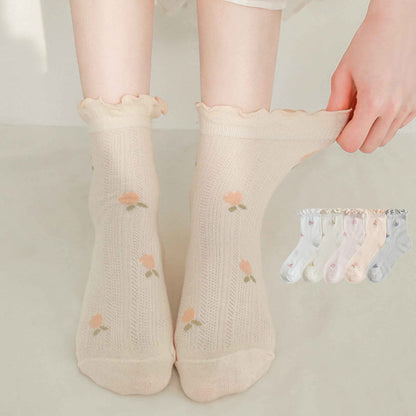 Plusock Lase Sleep Socks(5 Pairs) - Multicolor - EU 36-40(US 3-7) - image 0
