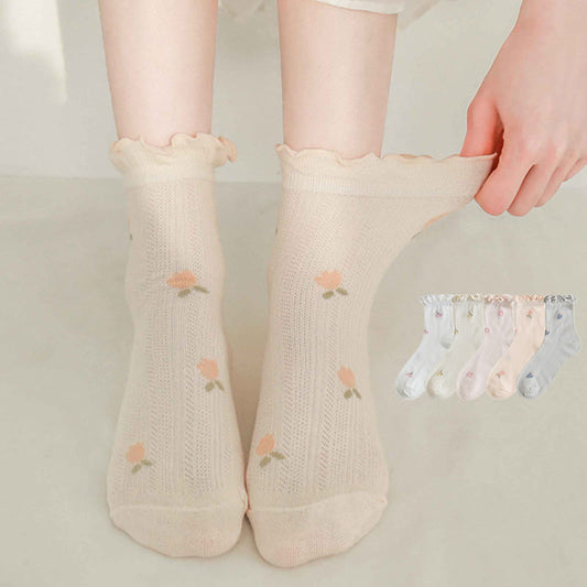 Plusock Lase Sleep Socks(5 Pairs) - Multicolor - EU 36-40(US 3-7) - image 0