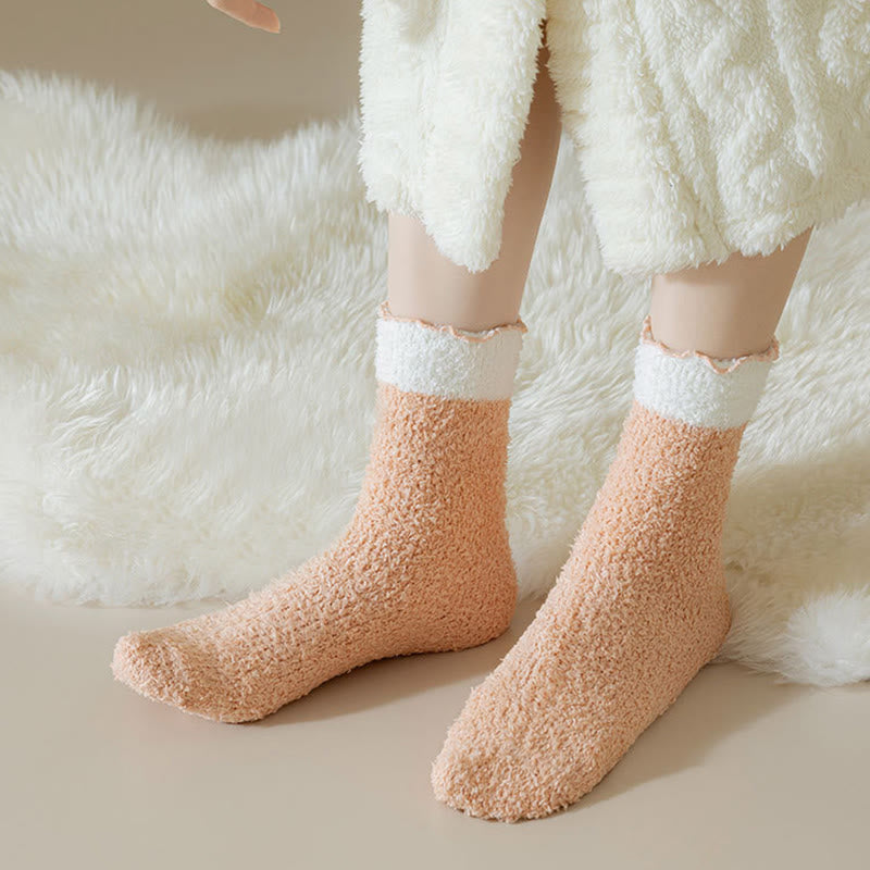 Plusock Coral Fleece Sleep Socks(7 Pairs) - image 10