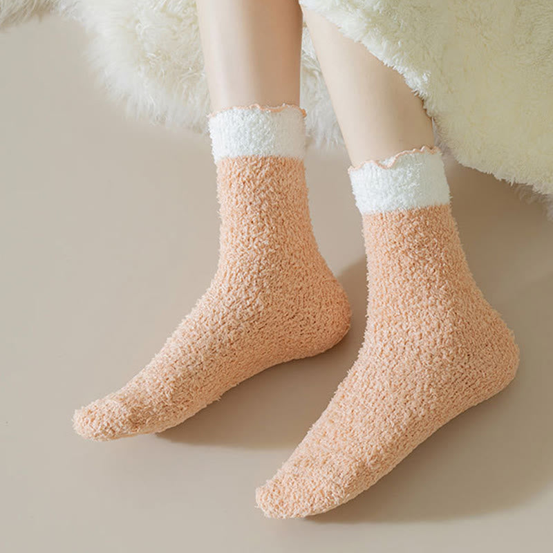 Plusock Coral Fleece Sleep Socks(7 Pairs) - image 8