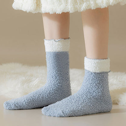 Plusock Coral Fleece Sleep Socks(7 Pairs) - image 4