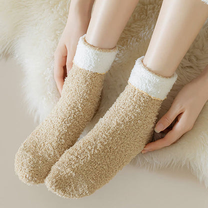 Plusock Coral Fleece Sleep Socks(7 Pairs) - image 2