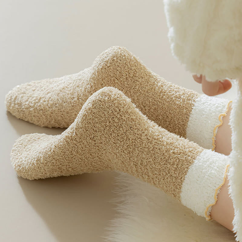 Plusock Coral Fleece Sleep Socks(7 Pairs) - image 3