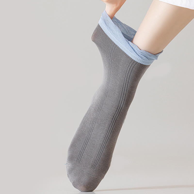 Plusock Gray Sleep Socks(5 Pairs) - image 4