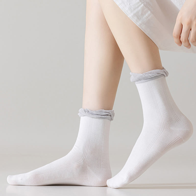 Plusock Lace Sleep Socks(5 Pairs) - image 6