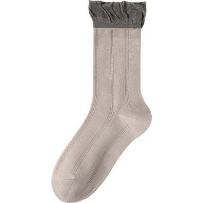 Plusock Lace Sleep Socks(5 Pairs) - Nude - EU 36-40(US 3-7) - image 12