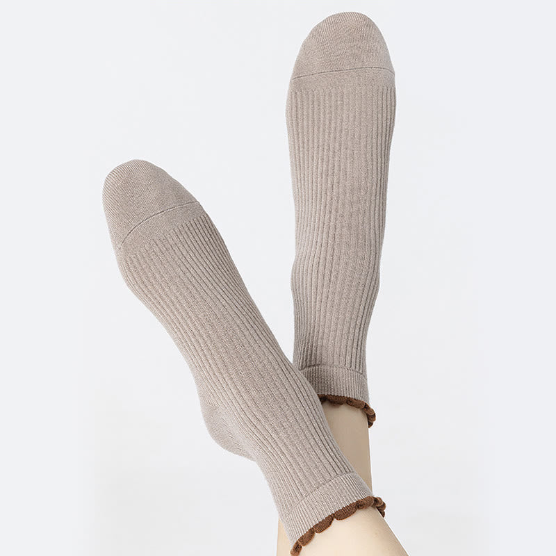 Plusock Thickened Mulberry Silk Sleep Socks(3 Pairs) - image 3