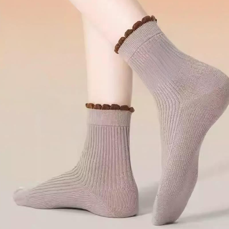 Plusock Thickened Mulberry Silk Sleep Socks(3 Pairs) - image 4