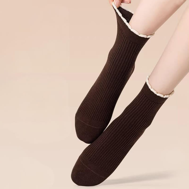 Plusock Thickened Mulberry Silk Sleep Socks(3 Pairs) - image 6