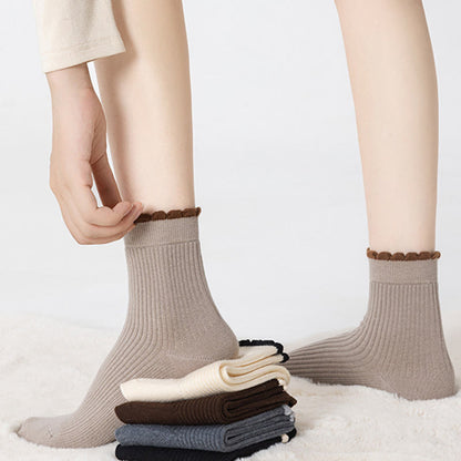 Plusock Thickened Mulberry Silk Sleep Socks(3 Pairs) - image 1