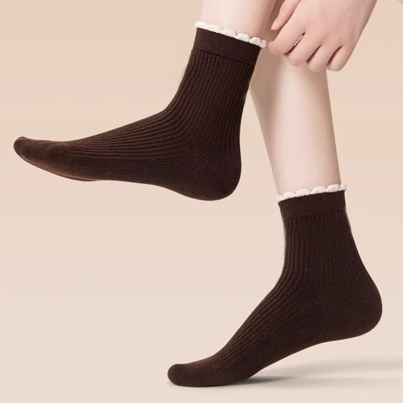 Plusock Thickened Mulberry Silk Sleep Socks(3 Pairs) - image 7