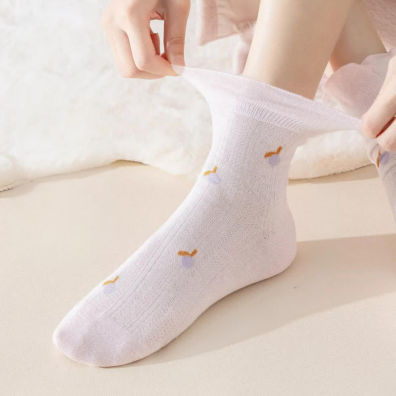 Plusock Spring Pure Cotton Sleep Socks(6 Pairs) - image 4