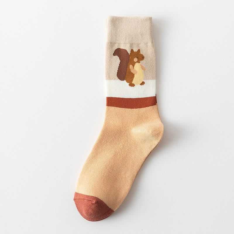 Plusock Halloween Pattern Quarter Socks(5 Pairs) - image 2