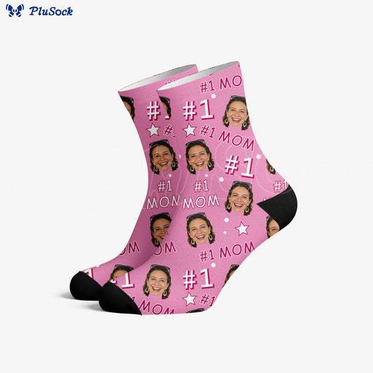 Plusock Custom Mom Face Socks - image 0