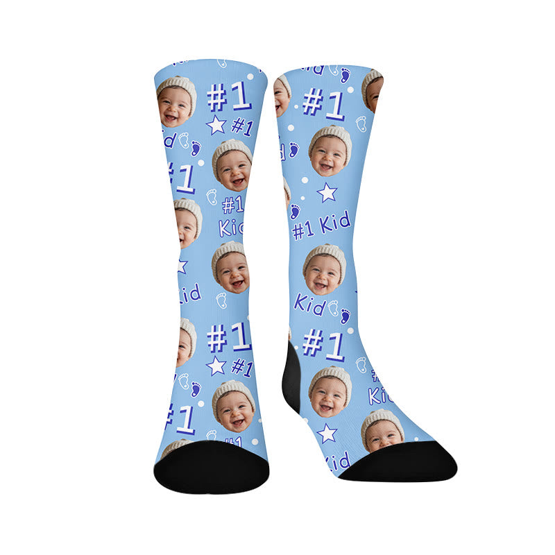Plusock Custom Kid Face Socks - Sample B - EU37-44(US4-10) - image 8