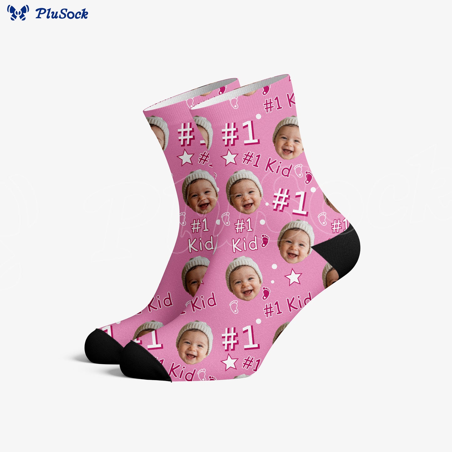 Plusock Custom Kid Face Socks - image 0