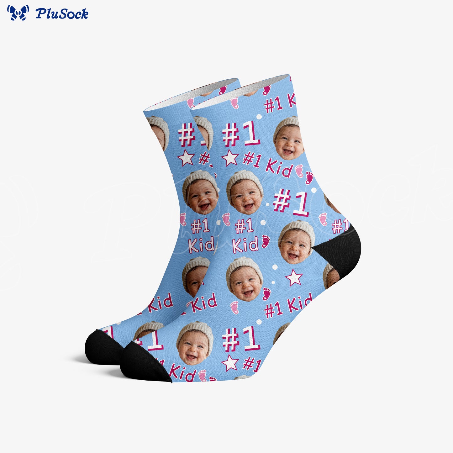 Plusock Custom Kid Face Socks - image 2