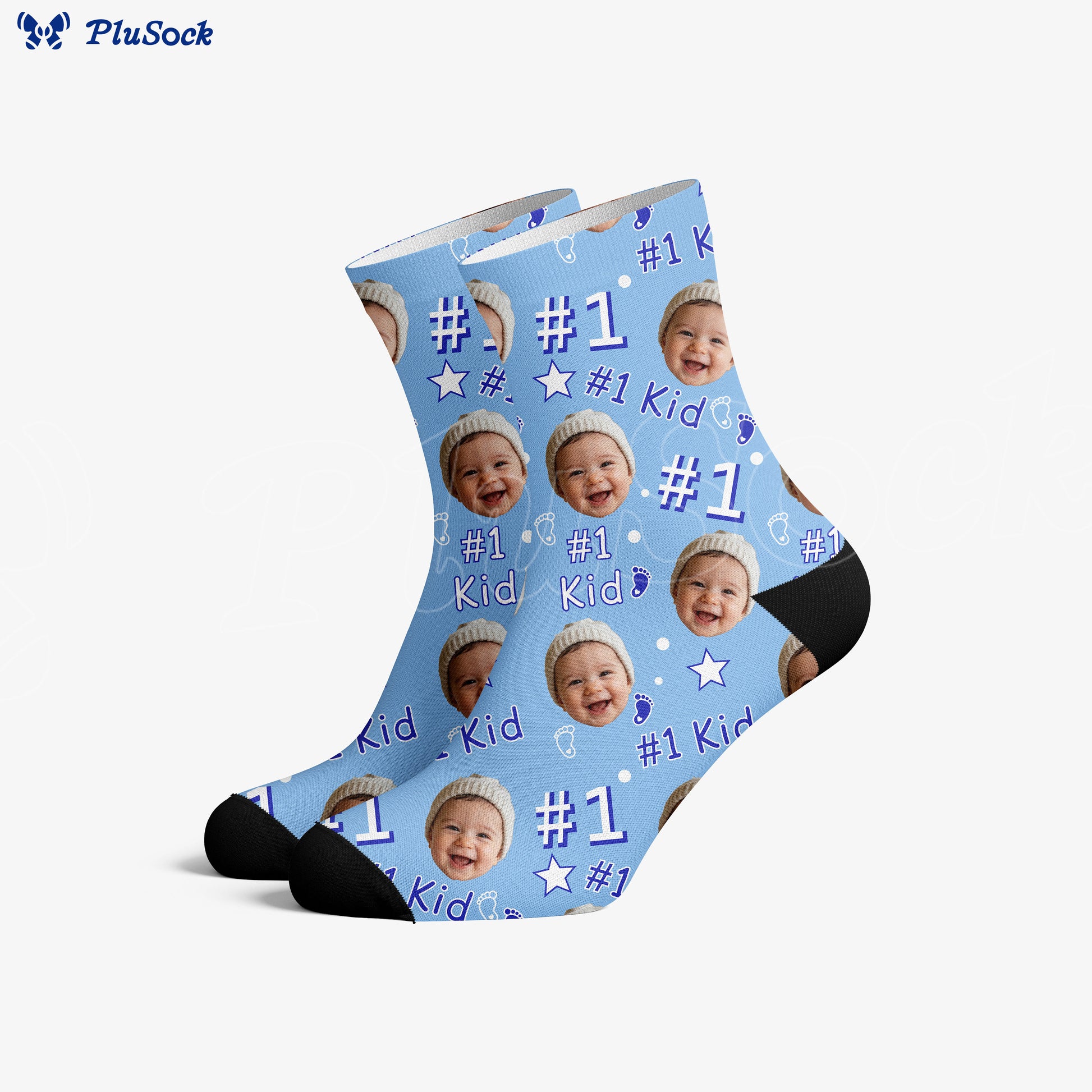 Plusock Custom Kid Face Socks - image 1