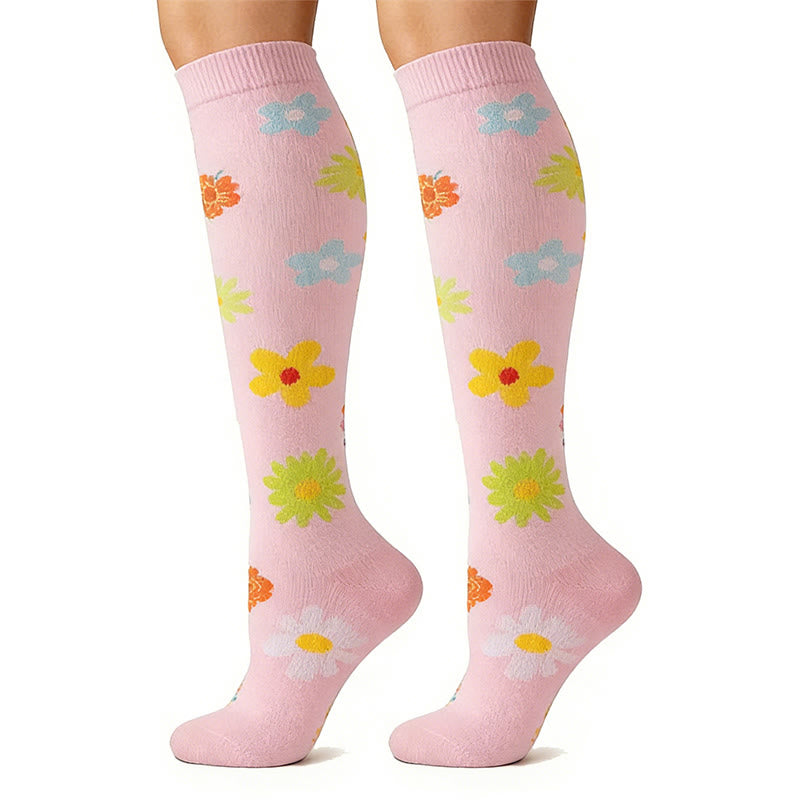 Plusock Everyday Floral Compression Socks(6 Pairs) - image 2