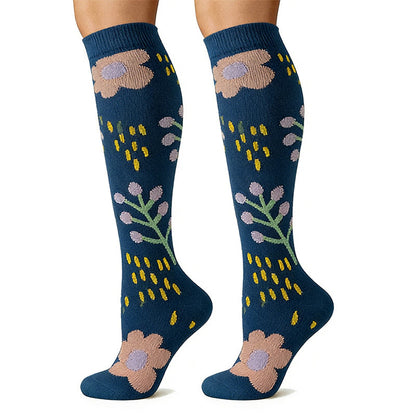 Plusock Everyday Floral Compression Socks(6 Pairs) - image 6