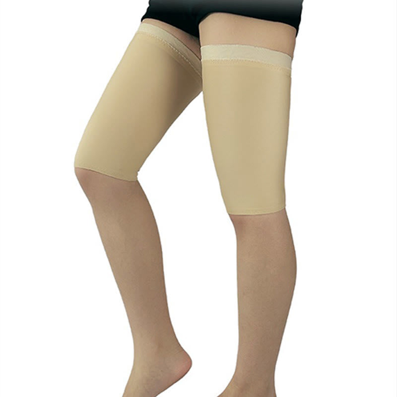 Plusock Post Surgery Breathable Thigh Compression Sleeve - Nude - XS - image 2