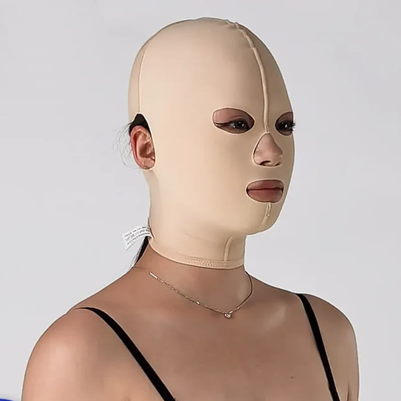 Plusock Post Surgery Flexible Opening Areas Face Mask - Nude - S - image 0