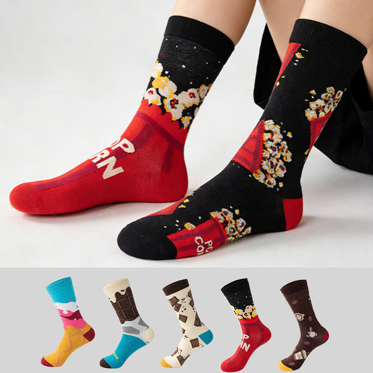 Plusock Color Blocked Quarter Socks(5 Pairs) - image 0