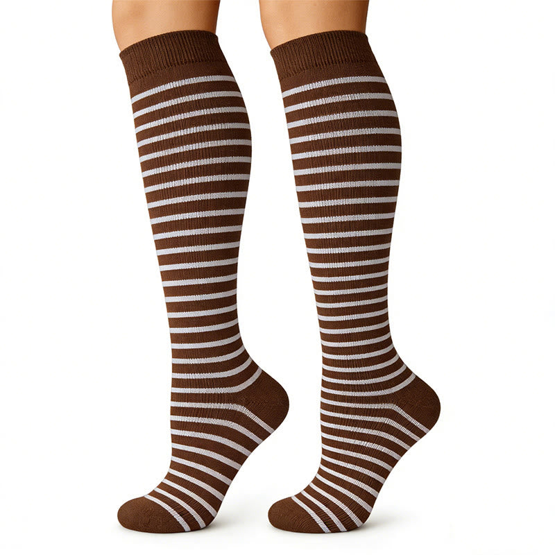 Plusock Polka Dot Purple Series Compression Socks(6 Pairs) - image 7