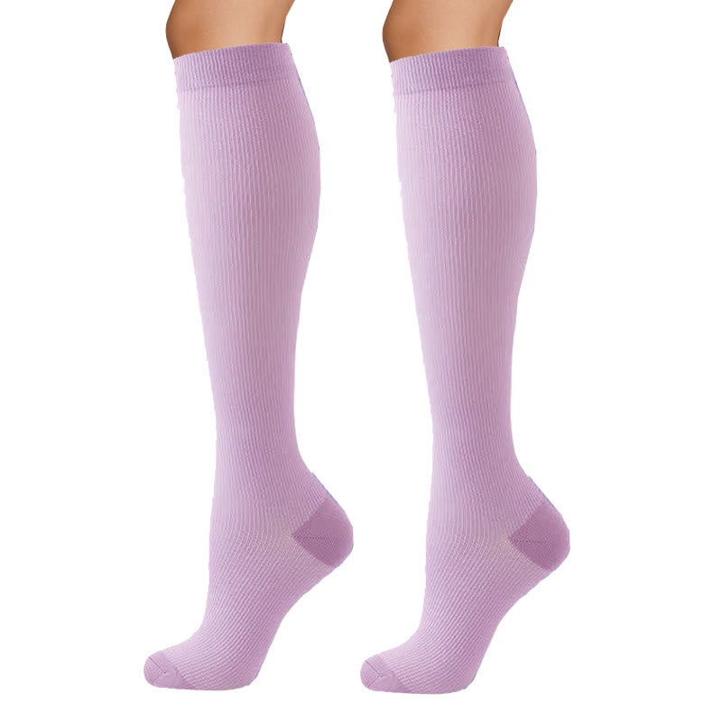 Plusock Polka Dot Purple Series Compression Socks(6 Pairs) - image 2