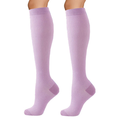 Plusock Polka Dot Purple Series Compression Socks(6 Pairs) - image 2