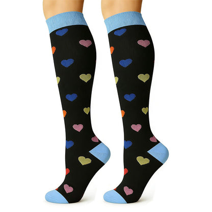 Plusock Cute Pattern Series Compression Socks(7 Pairs) - image 2