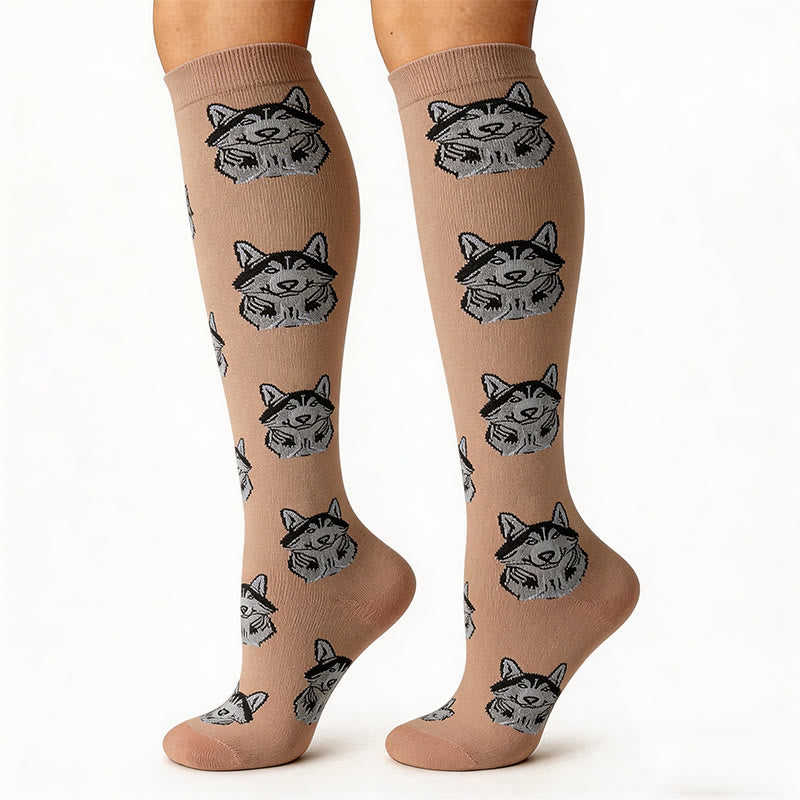 Plusock Alien Dog Cat Compression Socks(5 Pairs) - image 6